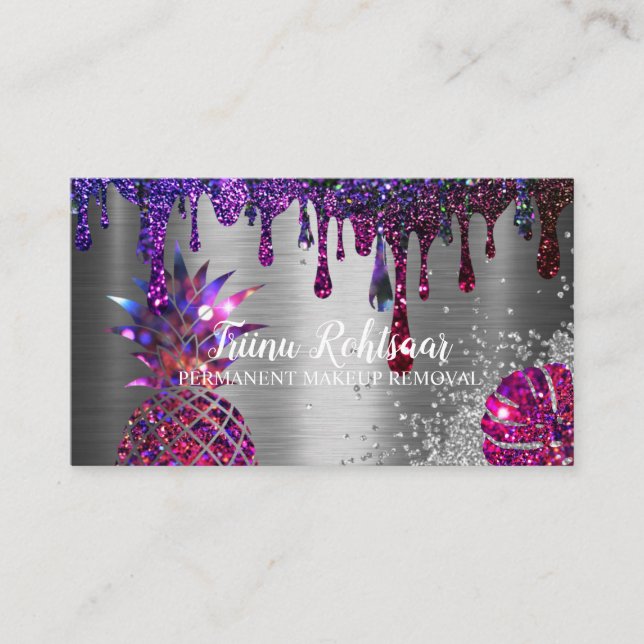 Carte De Visite Un maquillage permanent de confiance (Devant)