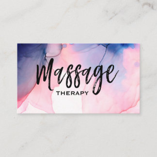 Carte De Visite *~* Un massothérapeute Thérapeutique Massage Aquar