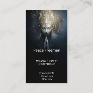 Carte De Visite Un moment de grâce   Art de méditation