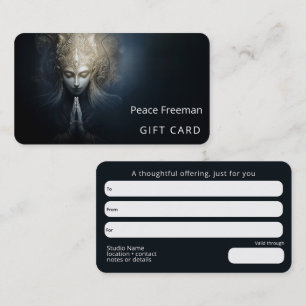 Carte De Visite Un moment de grâce   Art de méditation