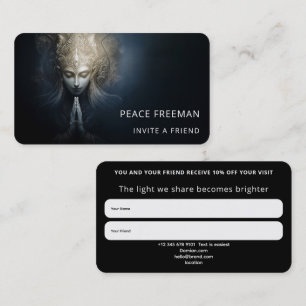 Carte De Visite Un moment de grâce Art de méditation