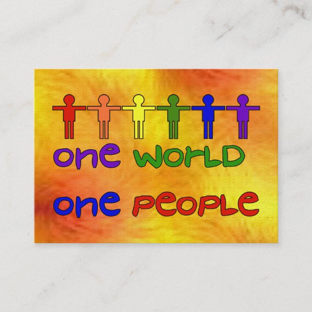 Carte De Visite Un monde (Devant)