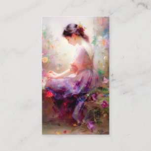 Carte De Visite Un rêve de jour de fleurs
