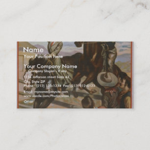 Carte De Visite Un théâtre rétro de Cowboy en Arizona