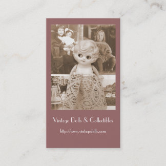 Carte De Visite Une affaire vintage de poupée