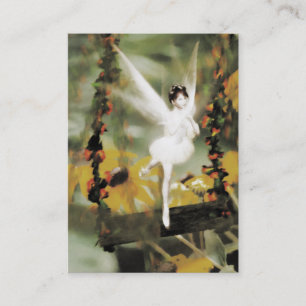 Carte De Visite Une aile dans le jardin Mini Imprimer