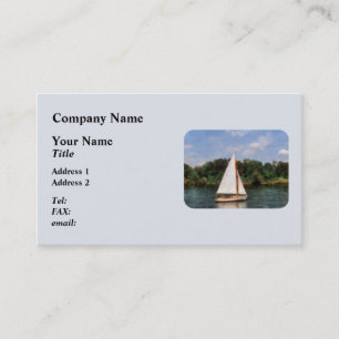 Carte De Visite Une belle journée pour la voile