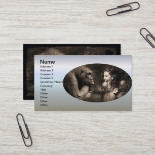 Carte De Visite Une Femme Qui Fait De Gorilla Rire