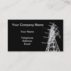 Carte De Visite Une grande électricité Powermast