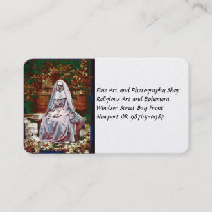 Carte De Visite Une soeur française dans le jardin de contemplatio