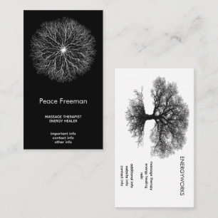 Carte De Visite Une Source Conception de l'Arbre de Vie