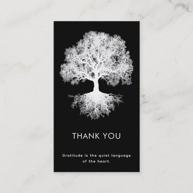 Carte De Visite Une source | Conception de l'arbre de vie (Devant)