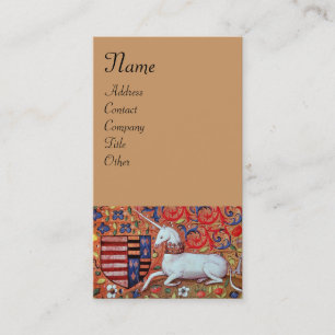 Carte De Visite UNICORN, brun