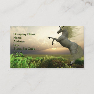 Carte De Visite Unicorn Stag