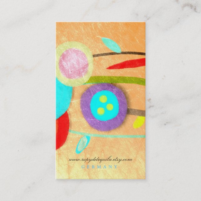 Carte de visite unique (Devant)