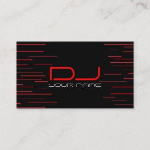 Carte de visite unique du DJ
