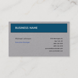 Carte De Visite Unique moderne professionnel minimaliste chic