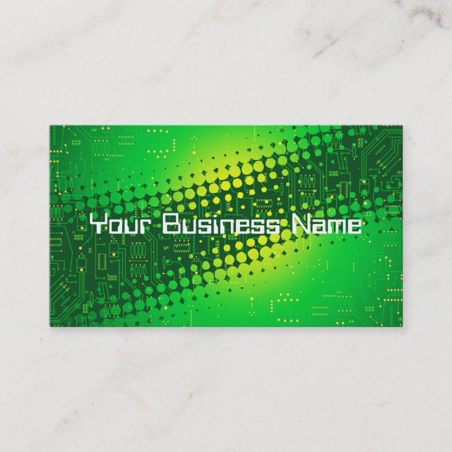 Carte De Visite unité centrale de traitement de haute fidélité (Devant)