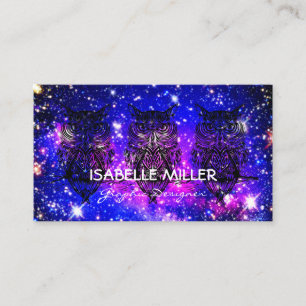 Carte De Visite Univers de chouette celtique