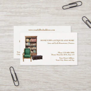 Carte de visite Upholsterer revendeur de magasin d