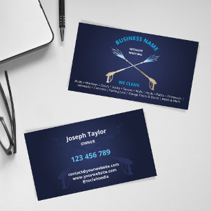 Carte De Visite Usine de lavage à pression professionnelle