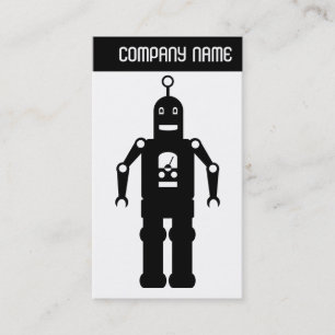 Carte De Visite V en-tête - robot amical