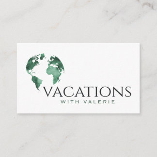 Carte De Visite Vacances avec Valerie