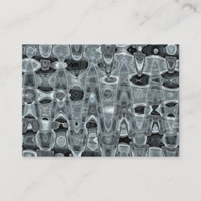 Carte De Visite Vagues de glace 02 (Devant)