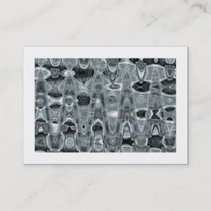 Carte De Visite Vagues de glace 02 (bordé)