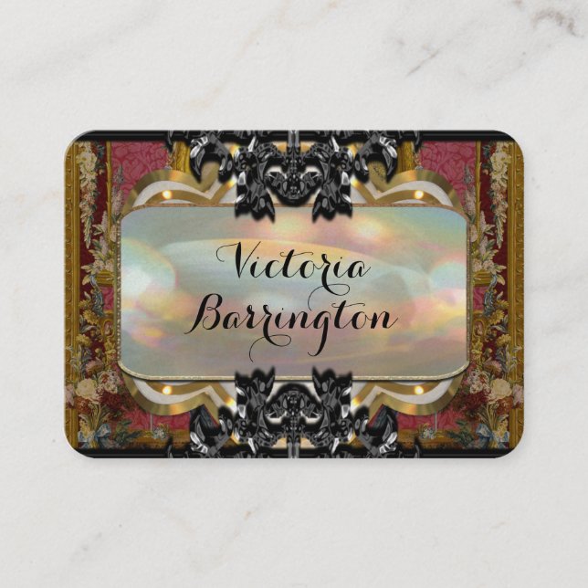 Carte De Visite Valmante French Elegant Pearl Professional   (Devant)