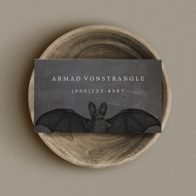Carte De Visite Vampire Bat Halloween (Créateur téléchargé)