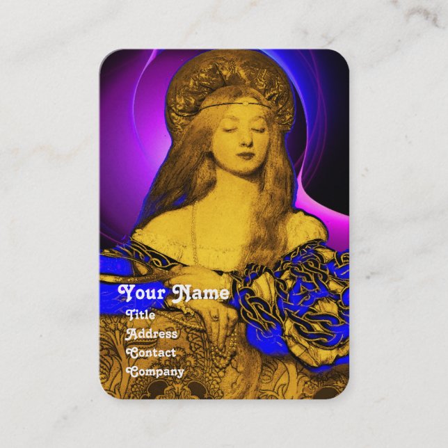 Carte De Visite VANITÉ BEAUTÉ-MODE COSTUME DESIGNER Gold Metal (Devant)