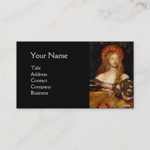 Carte De Visite VANITÉS BEAUTÉ-MODE COSTUME DESIGNER, Noir