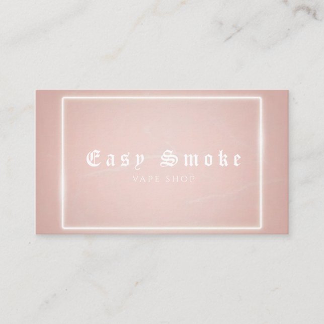 Carte de visite Vape Shop (Devant)