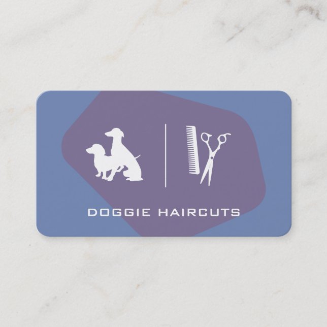 Carte De Visite Variation de l'éleveur de chiens (Devant)