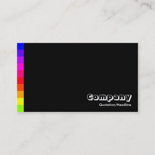 Carte De Visite Variations de couleur III 01a - Noir
