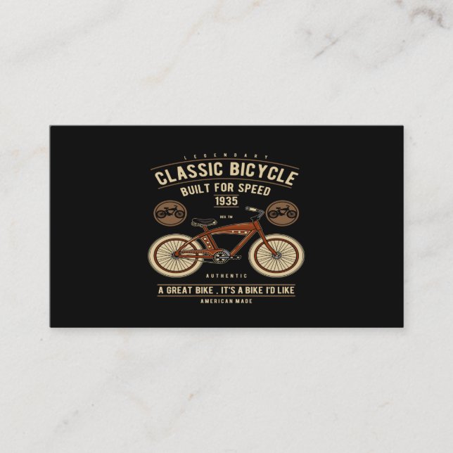 Carte De Visite Vélo classique (Devant)