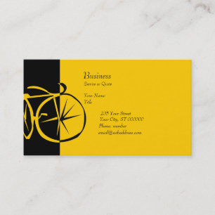 Carte De Visite Vélo moderne Cool Contemporain Vélo d'Art Contempo