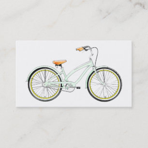 Carte De Visite vélo rétro