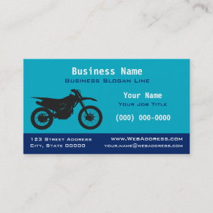 Carte De Visite Vélo tout-terrain / moto cross Motocross