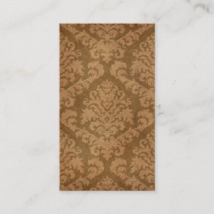 Carte De Visite Velours de coupe de damassé, tapisserie aux