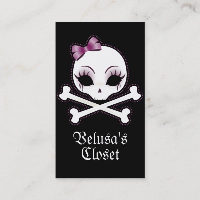 Carte De Visite VelusaSkullie (Devant)