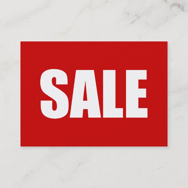 CARTE DE VISITE VENTE (Dos)