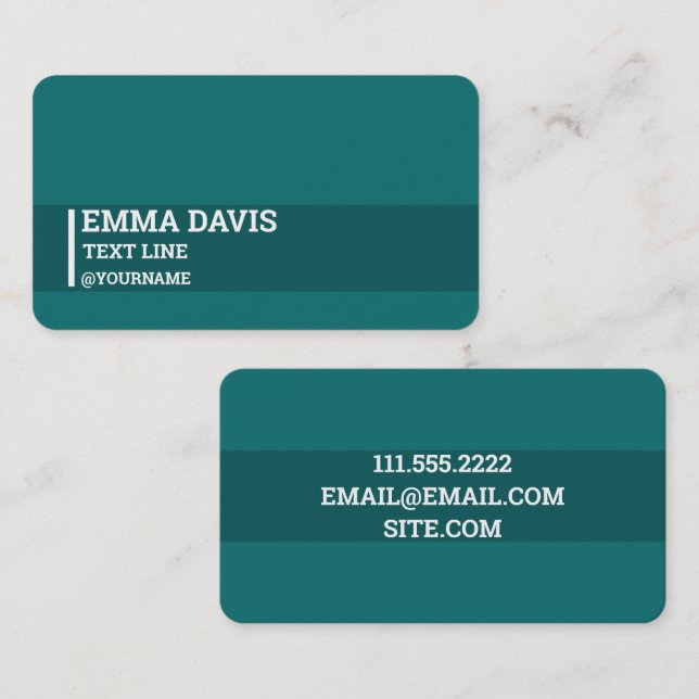 Carte De Visite Vente directe marketing (Devant / Derrière)