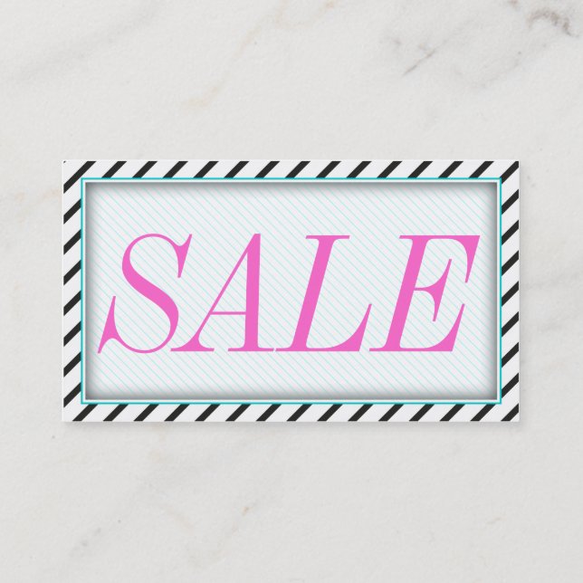 Carte De Visite Vente Minikarten (Dos)