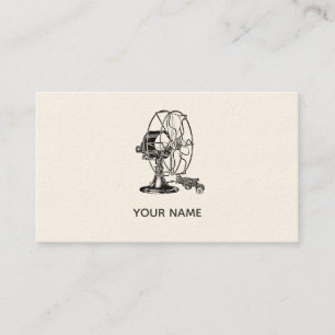 Carte De Visite Ventilateur Vintage