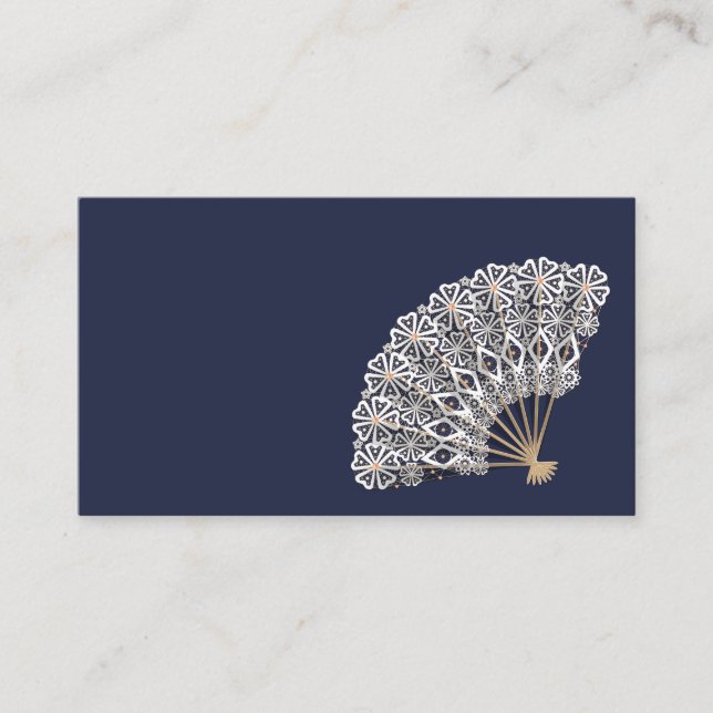 Carte De Visite Ventilateur vintage (Devant)