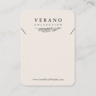Carte De Visite Verano puissant collier Vertical