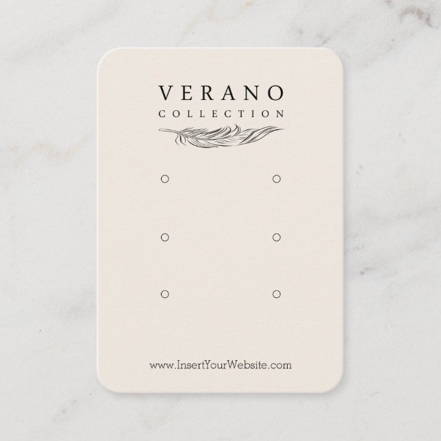 Carte De Visite Verano puissant oreille multi verticale (Devant)
