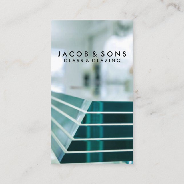 Carte De Visite Verre de laquage (Devant)